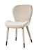 PTMD Thor beige diningchair aphrodite fabric leg