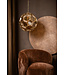 PTMD Thyro Antiek Messing Glas Amber Bal Lamp