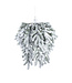 PTMD Rosamond White PVC and PE mix hanging wreath long