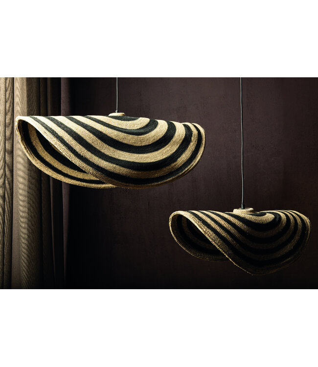 PTMD Loulou Natuurlijke Zeegras Golvende Hanglamp L