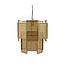 PTMD Loucas Messing Glans Glas Hanglamp Lagen S