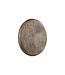 PTMD Jowad Antique Gold aluminium plaat wandpaneel geribbeld S