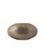 PTMD Jowad Antiek Goud aluminium plaat pot rib laag ovaal S