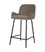 PTMD Leander Beige bar stool