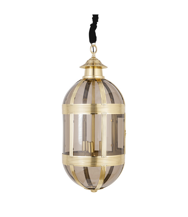 PTMD Mikk Messing Antieke Lusterglass Hanglamp Ovaal L