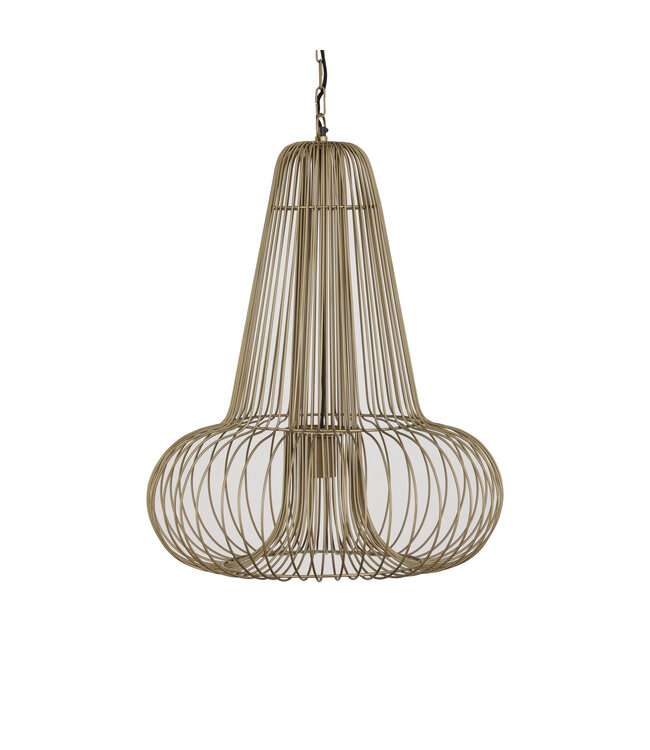 PTMD Aluesi Antiek Messing IJzeren Hanglamp
