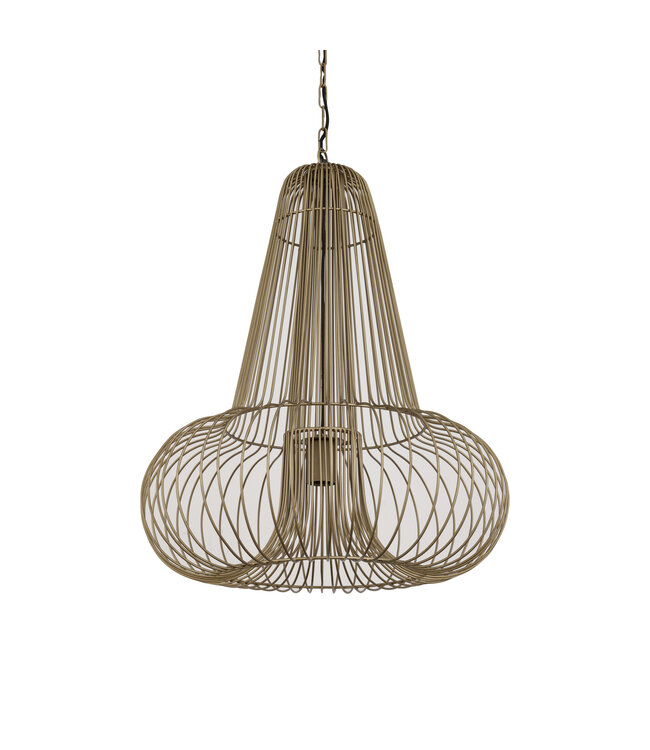PTMD Aluesi Antiek Messing IJzeren Hanglamp