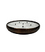 PTMD Bunty Koper Aluminium Gehamerde Kaars Rond M (set van 2)