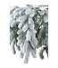 PTMD Rosamond White PVC and PE mix hanging wreath wide