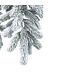 PTMD Rosamond White PVC and PE mix hanging wreath long