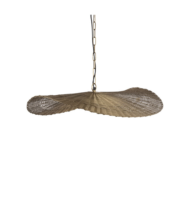 PTMD Shauney Gouden IJzeren Golvende Hanglamp Rond S