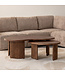 LABEL51 LABEL51 Salontafel Timon - Espresso - Mangohout 100x40x58cm