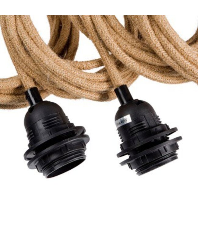 Hoopzi Lampfitting voor Plafond - Naturel - 5 Fittings