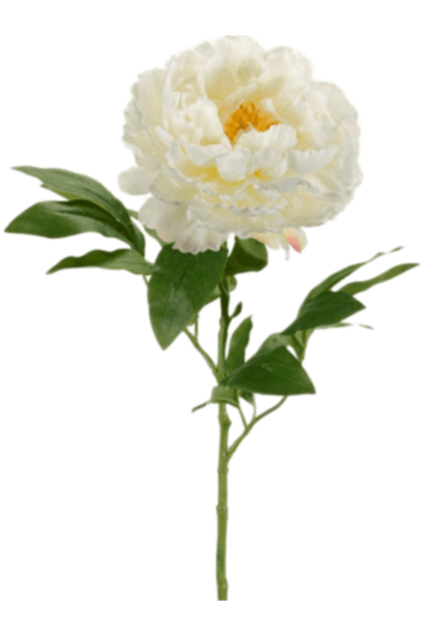 Fleur artificielle blanche pivoine - vente