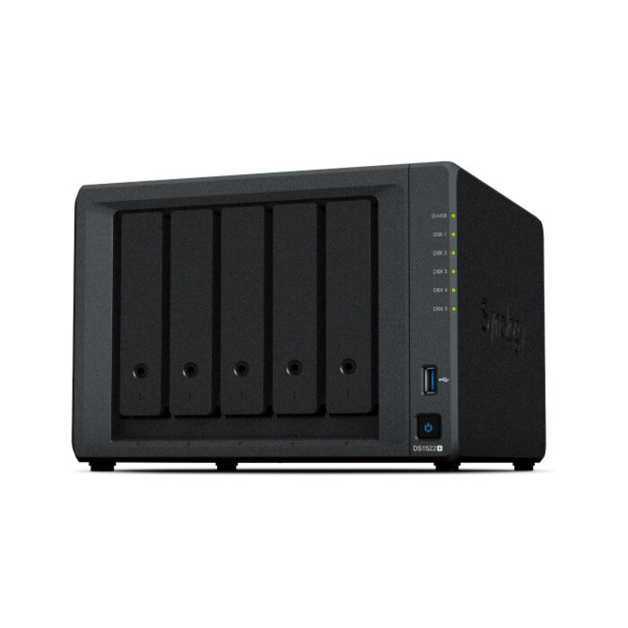 Synology Synology DiskStation DS1522+ data-opslag-server NAS Tower Ethernet LAN Zwart R1600