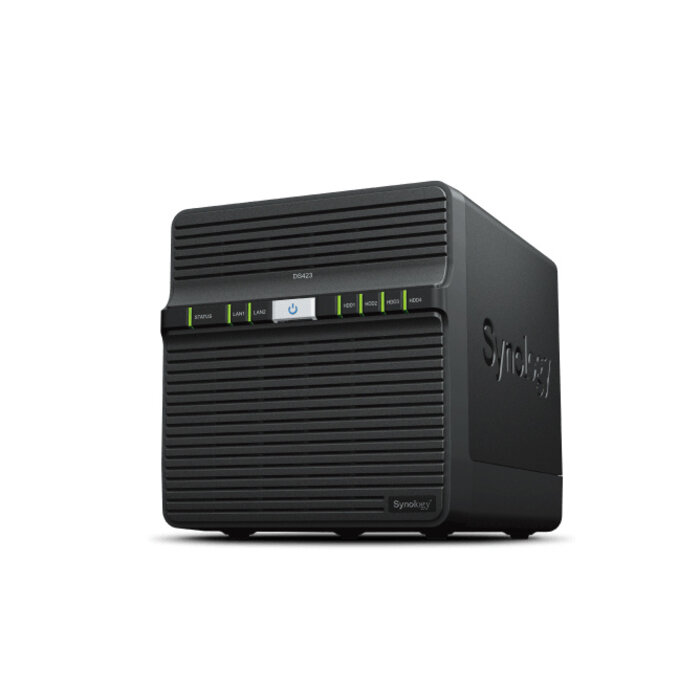 Synology Synology DiskStation DS423 data-opslag-server NAS Ethernet LAN Zwart RTD1619B