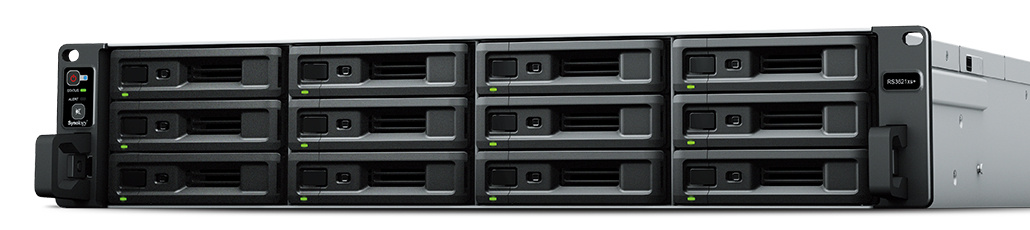 Synology Synology RackStation RS3621XS+ data-opslag-server Opslagserver Rack (2U) Ethernet LAN Zwart D-1541