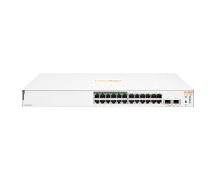 HP Enterprise Aruba Instant On 1830 24G 12p Class4 PoE 2SFP 195W Managed L2 Gigabit Ethernet (10/100/1000) Power over Ethernet (PoE) 1U
