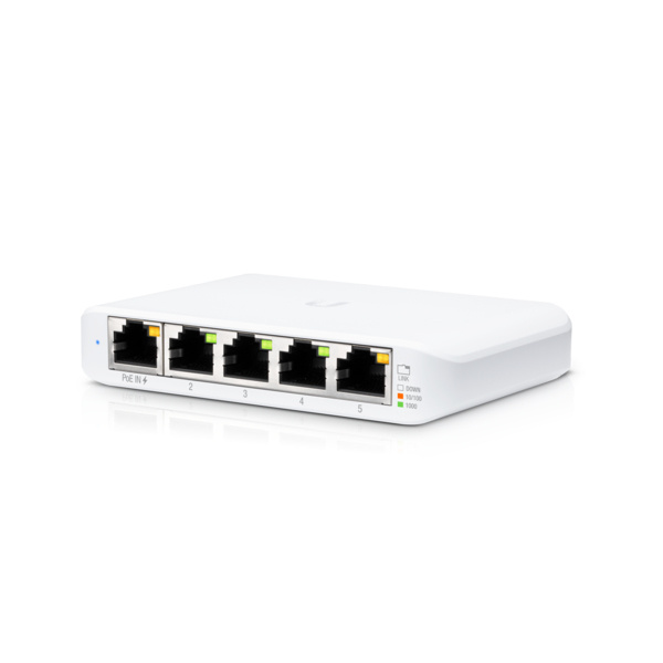 Ubiquiti Ubiquiti UniFi USW Flex Mini Managed L2 Gigabit Ethernet (10/100/1000) Power over Ethernet (PoE) Wit