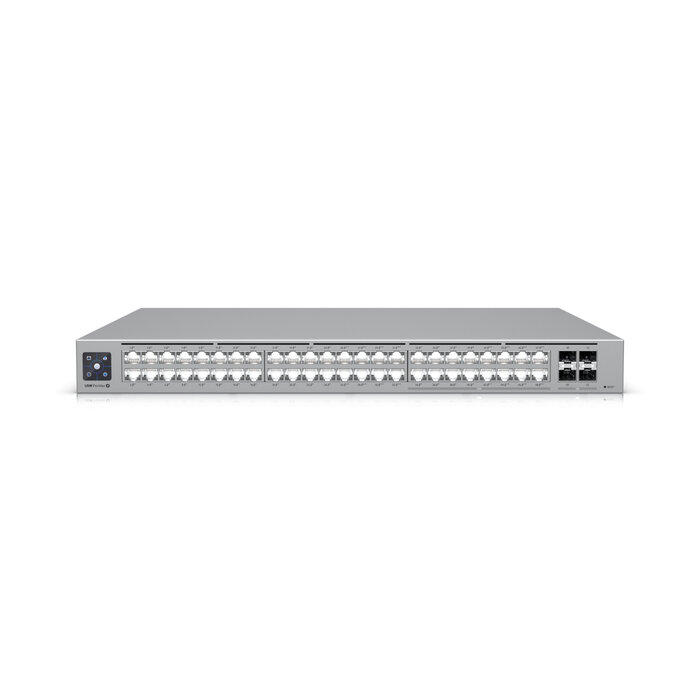 Ubiquiti Ubiquiti USW-PRO-MAX-48-POE netwerk-switch L3 2.5G Ethernet (100/1000/2500) Power over Ethernet (PoE) Grijs
