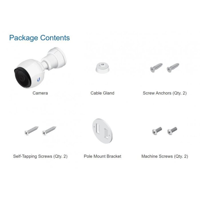 Ubiquiti Ubiquiti Unifi UVC-G4-Bullet Security camera