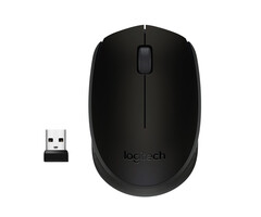 Logitech Logitech M171 Black-K muis Ambidextrous RF Draadloos Optisch 1000 DPI
