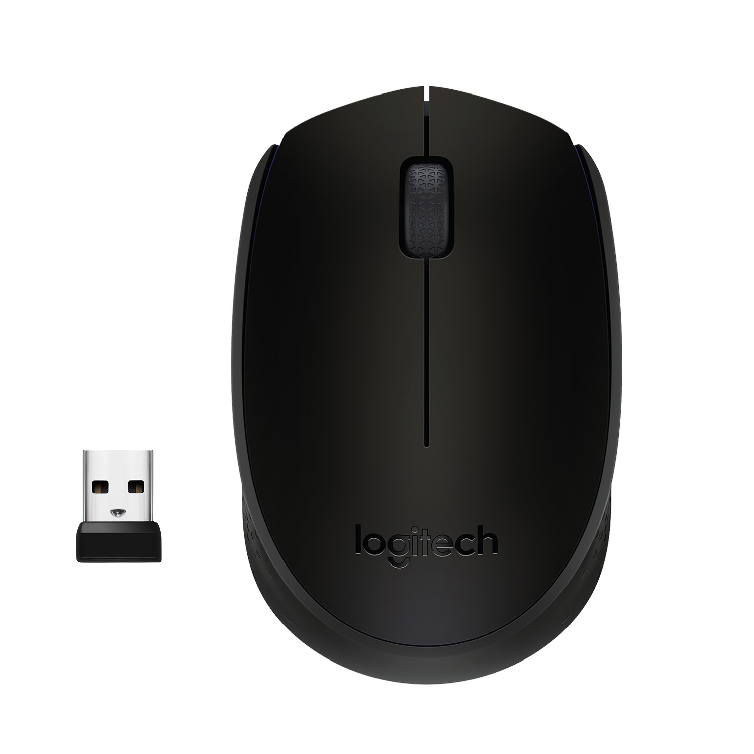 Logitech Logitech M171 Black-K muis Ambidextrous RF Draadloos Optisch 1000 DPI