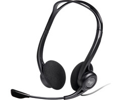Logitech Logitech 960 Headset Bedraad Hoofdband Oproepen/muziek USB Type-A Zwart