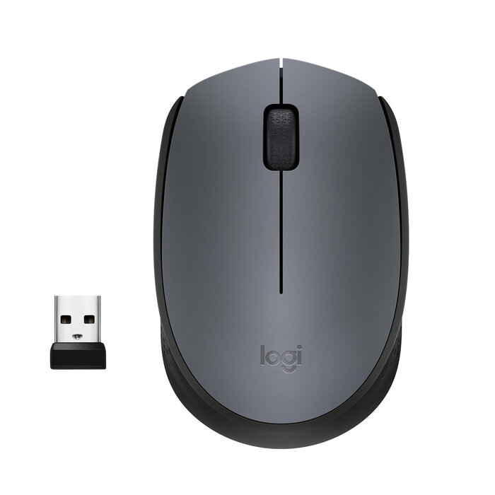 Logitech Logitech M170 Grey-K muis Ambidextrous RF Draadloos Optisch 1000 DPI