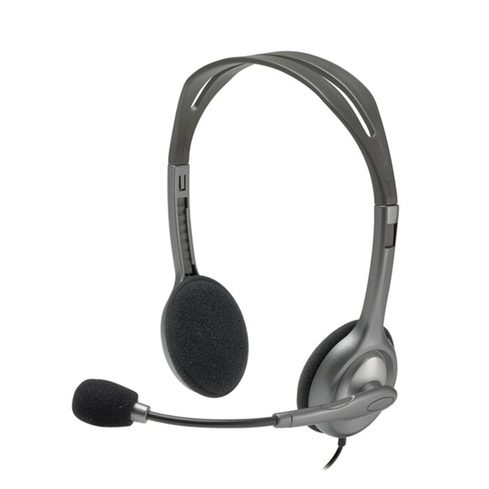 Logitech Logitech H111 Headset Bedraad Hoofdband Kantoor/callcenter Grijs