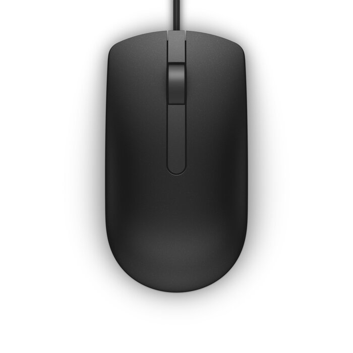 Dell DELL MS116 muis Ambidextrous USB Type-A Optisch 1000 DPI