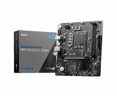 MSI MSI PRO H610M-E DDR4 moederbord Intel H610 LGA 1700 micro ATX