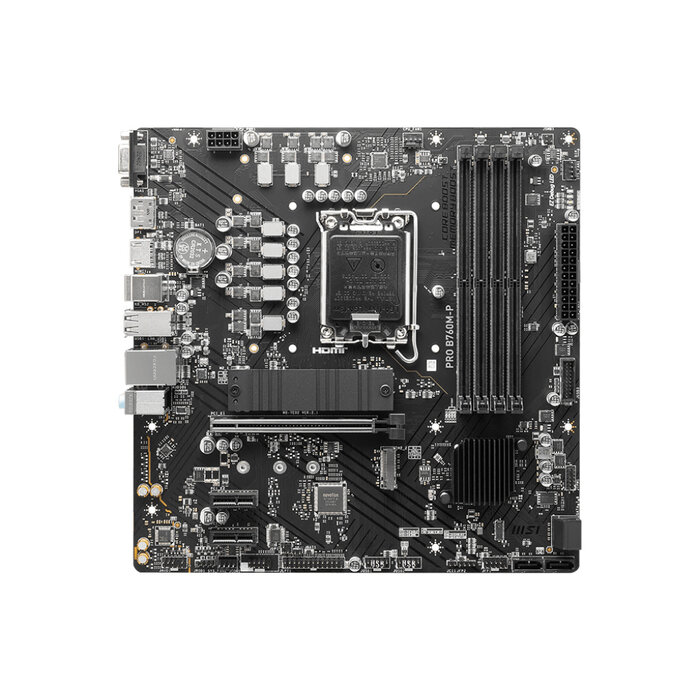 MSI MSI PRO B760M-P moederbord Intel B760 LGA 1700 micro ATX