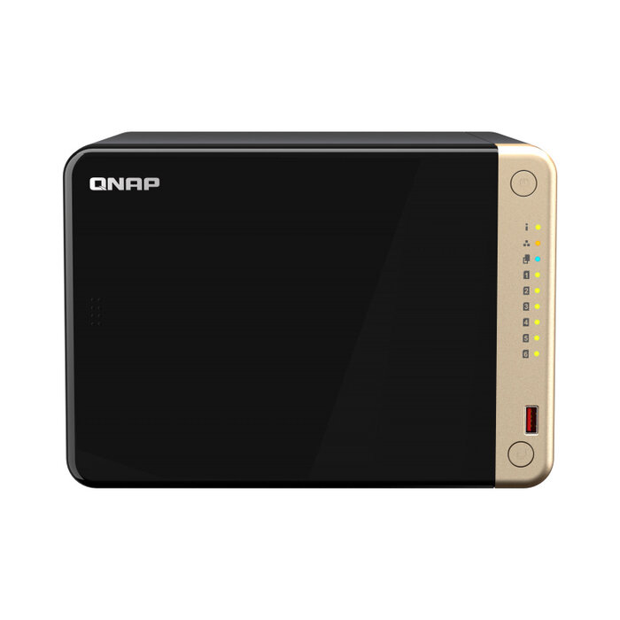 QNAP QNAP TS-664 NAS Tower Ethernet LAN Zwart N5095