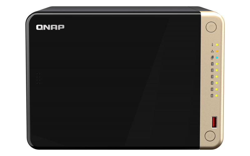 QNAP QNAP TS-664 NAS Tower Ethernet LAN Zwart N5095