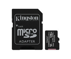 Kingston Kingston Technology 128GB micSDXC Canvas Select Plus 100R A1 C10 kaart + ADP