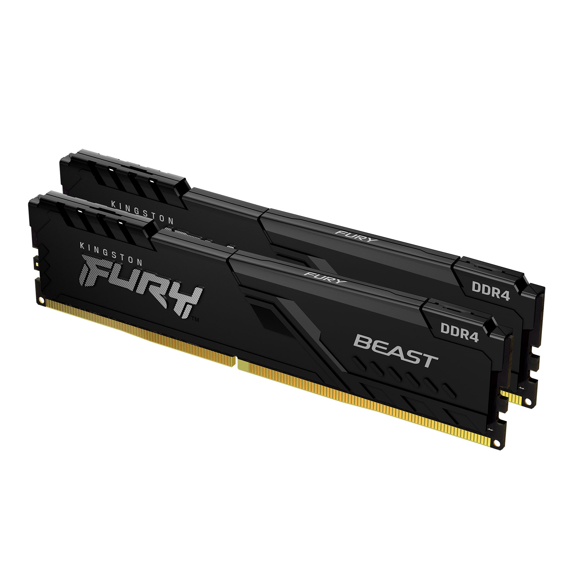 Kingston Kingston Technology FURY 32GB 3200MT/s DDR4 CL16 DIMM (Kit van 2) 1Gx8 Beast Black