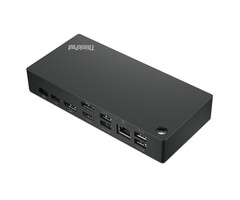 Lenovo Lenovo 40AY0090EU laptop dock & poortreplicator Bedraad USB 3.2 Gen 1 (3.1 Gen 1) Type-C Zwart