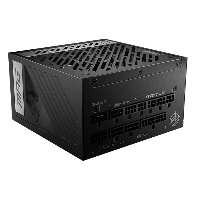 MSI MSI MPG A1000G PCIE5 power supply unit 1000 W 20+4 pin ATX ATX Zwart