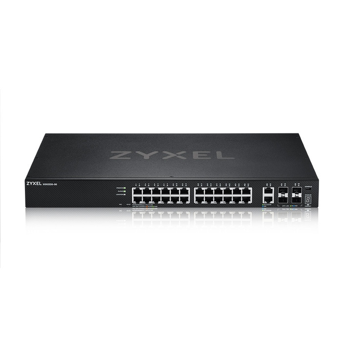 Zyxel Zyxel XGS2220-30 Managed L3 Gigabit Ethernet (10/100/1000) Zwart