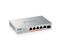 Zyxel Zyxel XMG-105HP Unmanaged 2.5G Ethernet (100/1000/2500) Power over Ethernet (PoE) Zilver