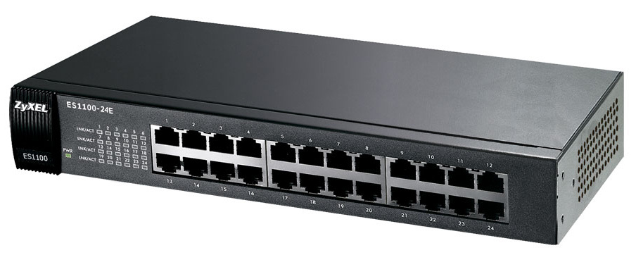 Zyxel Zyxel ES1100-24E Unmanaged Zwart