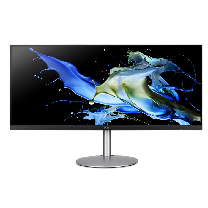 Acer Acer CB342CU computer monitor 86,4 cm (34") 3440 x 1440 Pixels UltraWide Quad HD LCD Zwart, Zilver