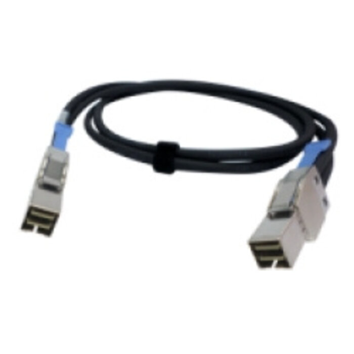 QNAP QNAP CAB-SAS05M-8644 Serial Attached SCSI (SAS)-kabel 0,5 m Zwart