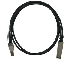 QNAP QNAP CAB-SAS05M-8644-8088 Serial Attached SCSI (SAS)-kabel 1 m Zwart, Metallic