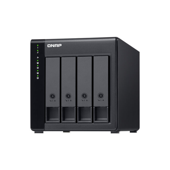 QNAP QNAP TL-D400S behuizing voor opslagstations HDD-/SSD-behuizing Zwart, Grijs 2.5/3.5"