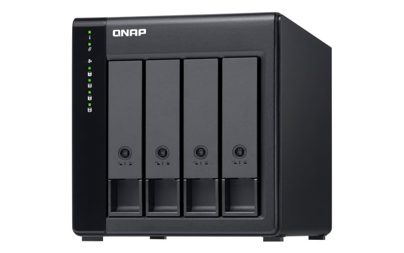 QNAP QNAP TL-D400S behuizing voor opslagstations HDD-/SSD-behuizing Zwart, Grijs 2.5/3.5"