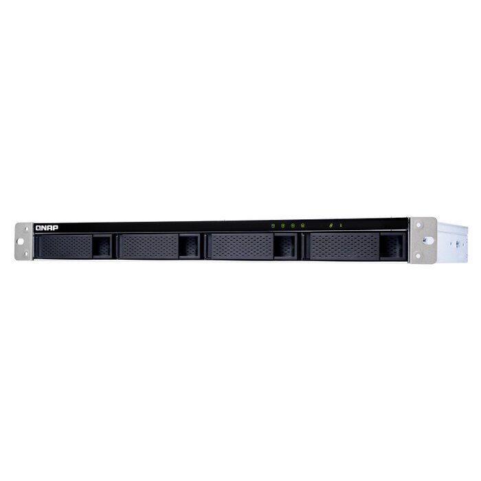 QNAP QNAP TL-R400S behuizing voor opslagstations HDD-/SSD-behuizing Zwart, Grijs 2.5/3.5"