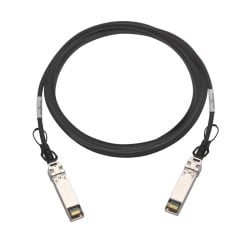 QNAP QNAP CAB-DAC30M-SFPP InfiniBand en Glasvezelkabel 3 m SFP+ DAC Zwart