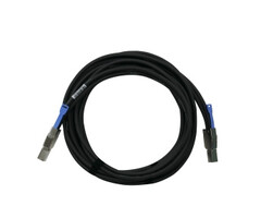 QNAP QNAP CAB-SAS30M-8644 Serial Attached SCSI (SAS)-kabel 3 m Zwart, Metallic